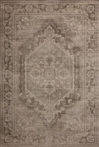 Loloi Magnolia Home by Joanna Gaines Mona Collection MOA-01 Cocoa/Stone 2'-6" x 8'-0" Runner Rug