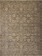 Loloi Magnolia Home by Joanna Gaines Junie Collection JUE-06 Lagoon/Natural 3'-11" x 5'-7", .38" Pile Height, Accent Rug