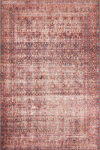 Loloi Loren Collection LQ-05 Eggplant/Crimson 7'-6" x 9'-6" Area Rug