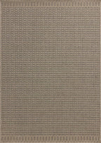Loloi Chris Loves Julia Providence Collection PRC-05 Natural/Graphite 8'-6" x 12', .12" Pile Height, Indoor/Outdoor Area Rug