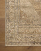 Loloi Amber Lewis Cambria Collection CBR-03 Taupe/Antique Bronze 6'-0" x 9'-0" Area Rug Jute, Neutral, Vintage Style, Antique Tone, Living, Bedroom, Dining, Carpet