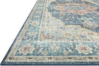 Loloi II Skye Collection SKY-12 Ocean/Multi 3'-6" x 5'-6" Accent Rug