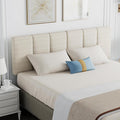 HAOBO Home Upholstered Headboards Foldable Queen/Full Linen Panels with Height Adjustments