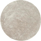 nuLOOM 4' Round Cozy Plush Area Rug, Machine Washable, Non-Slip, Soft Fluffy Shag Carpet for Living Room Bedroom Kids Room Nursery Home Decor, Loni Beige