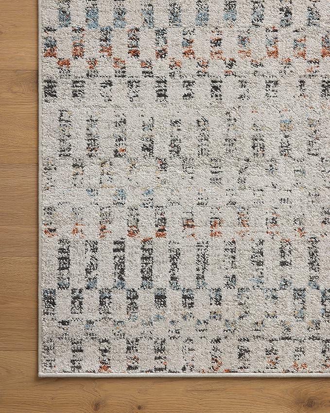 Loloi Kamala Collection KAM-05 Grey/Multi 6'-7" x 9'-6" Area Rug