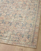 Loloi Angela Rose Aubrey Collection AUB-01 Navy/Multi 2'-0" x 5'-0", .19" Pile Height, Accent Rug
