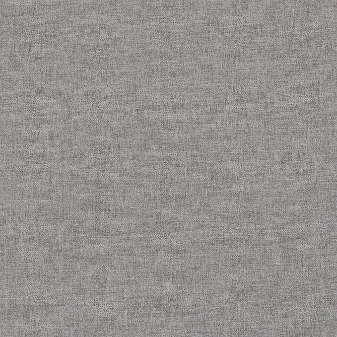 SIMPLIHOME Harrison 36 inch Wide Transitional Square Coffee Table Storage Ottoman in Dove Grey Linen Look Fabric, Assembled, for the Living Room and Bedroom