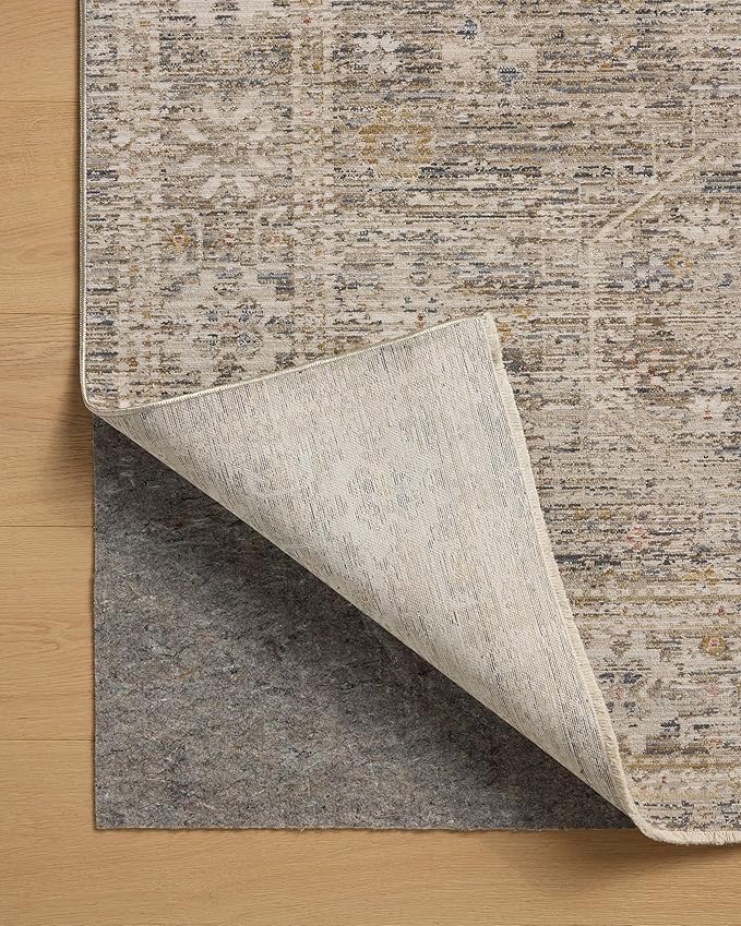 Loloi Chris Loves Julia Ida Collection IDA-01 Taupe/Multi 2'-7" x 10'-0", .19" Pile Height, Runner Rug