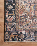 Loloi Chris Loves Julia Jules Collection JUL-02 Terracotta/Multi 5'-0'' x 7'-6'', .13" Pile Height, Area Rug