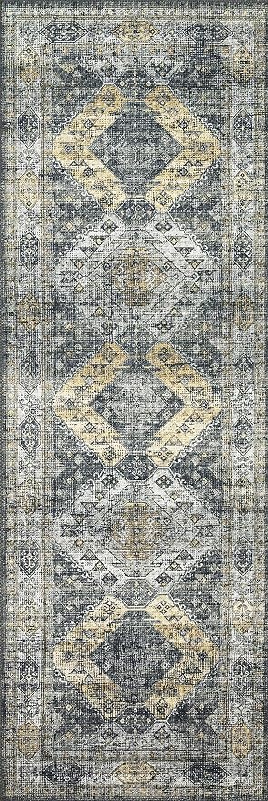 Loloi II Skye Collection SKY-09 Graphite/Silver 5'-0" x 7'-6" Area Rug