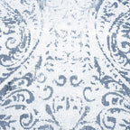 Home Dynamix Nicole Miller Patio Sofia Juniper Indoor/Outdoor Area Rug 5'2"x7'2", Distressed Damask Ivory/Blue