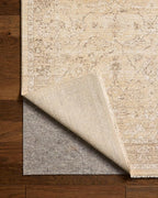 Loloi Chris Loves Julia Palma Collection PLM-10 Wheat/Bark 2'-7" x 7'-6" Fringe Runner Rug Vintage Style Boho Living Room Bedroom Carpet