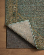 Loloi Magnolia Home by Joanna Gaines Mona Collection MOA-04 Aqua/Wheat 7'-6" x 10' Area Rug