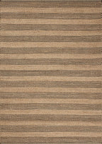 Loloi Chris Loves Julia Judy Collection JUD-06 Natural/Chocolate 5'-0" x 7'-6" Area Rug