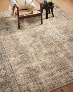 Loloi Amber Lewis Morgan Collection MOG-01 Sunset/Ink 2'-3" x 7'-6" 38" Thick Runner Rug feat. CloudPile, Neutral, Room Décor, Vintage Inspired, Livingroom, Bedroom, Dining Area