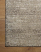 Loloi Amber Lewis Cambria Collection CBR-01 Ash/Bark 2'-6" x 9'-6" Runner Rug Jute, Neutral, Vintage Style, Antique Tone, Living, Bedroom, Dining, Carpet