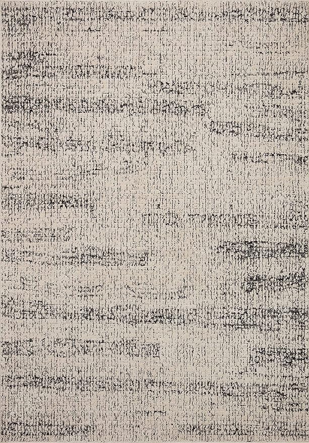 Loloi Darby Collection DAR-02 Oatmeal/Charcoal 2'-7" x 4' Accent Rug