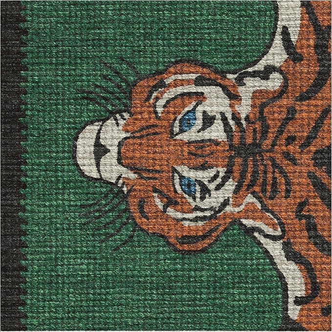 RUGGABLE x Jonathan Adler Machine Washable Modern Runner Rug – Tiger Emerald 2.5x7, Stain-Resistant, Non-Slip – Washable Rug for Hallway, Entryway, Living Room & Kitchen–with Standard Pad