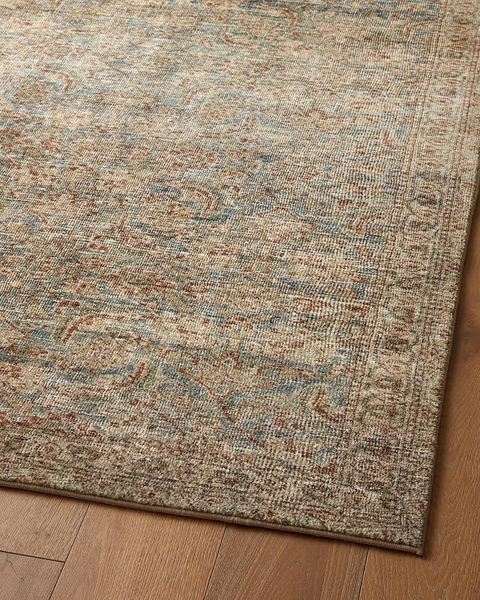 Loloi Amber Lewis Morgan Collection MOG-04 Sea/Sage 11'-6" x 18' 38" Thick Area Rug feat. CloudPile, Neutral, Room Décor, Vintage Inspired, Livingroom, Bedroom, Dining Area