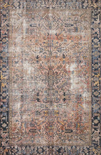 Loloi Chris Loves Julia Jules Collection JUL-02 Terracotta/Multi 2'-6'' x 9'-6'', .13" Pile Height, Runner Rug