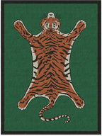 RUGGABLE x Jonathan Adler Washable Modern Area Rug – Tiger Emerald 9x12, Stain-Resistant, Non-Slip – Large Machine Washable Rugs for Living Room, Bedroom, Hallway, Entryway & Office–with Standard Pad
