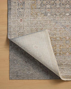 Loloi Chris Loves Julia Ida Collection IDA-02 Stone/Gold 9'-3" x 13'-1", .19" Pile Height, Area Rug