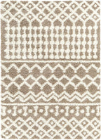 Livabliss Hapsburg Moroccan Shag Area Rug,6'7" x 9'6",Medium Brown