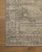 Loloi Amber Lewis Cambria Collection CBR-03 Sand/Olive 10'-0" x 14'-0" Area Rug Jute, Neutral, Vintage Style, Antique Tone, Living, Bedroom, Dining, Carpet