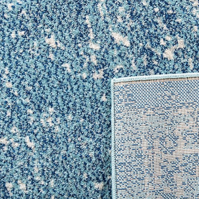 SAFAVIEH Evoke Collection 2'2" x 4' Blue/Ivory EVK256C Oriental Distressed Non-Shedding Living Room Bedroom Accent Rug