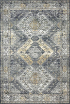 Loloi II Skye Collection SKY-09 Graphite/Silver 2'-3" x 3'-9" Accent Rug